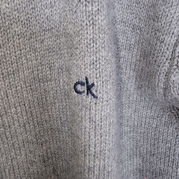 Calvin Klein Boys Nwt Full Zip Cardigan Sweater Size 6 (large) - Picture 4 of 7